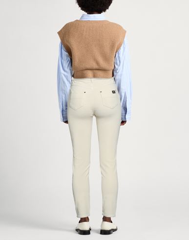Gaudì Jeans Woman Pants Ivory Size 28 Cotton, Elastane