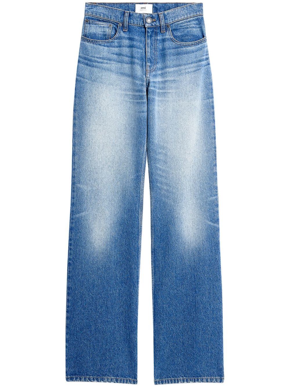 Mid-rise boyfriend fit jeans - Blue