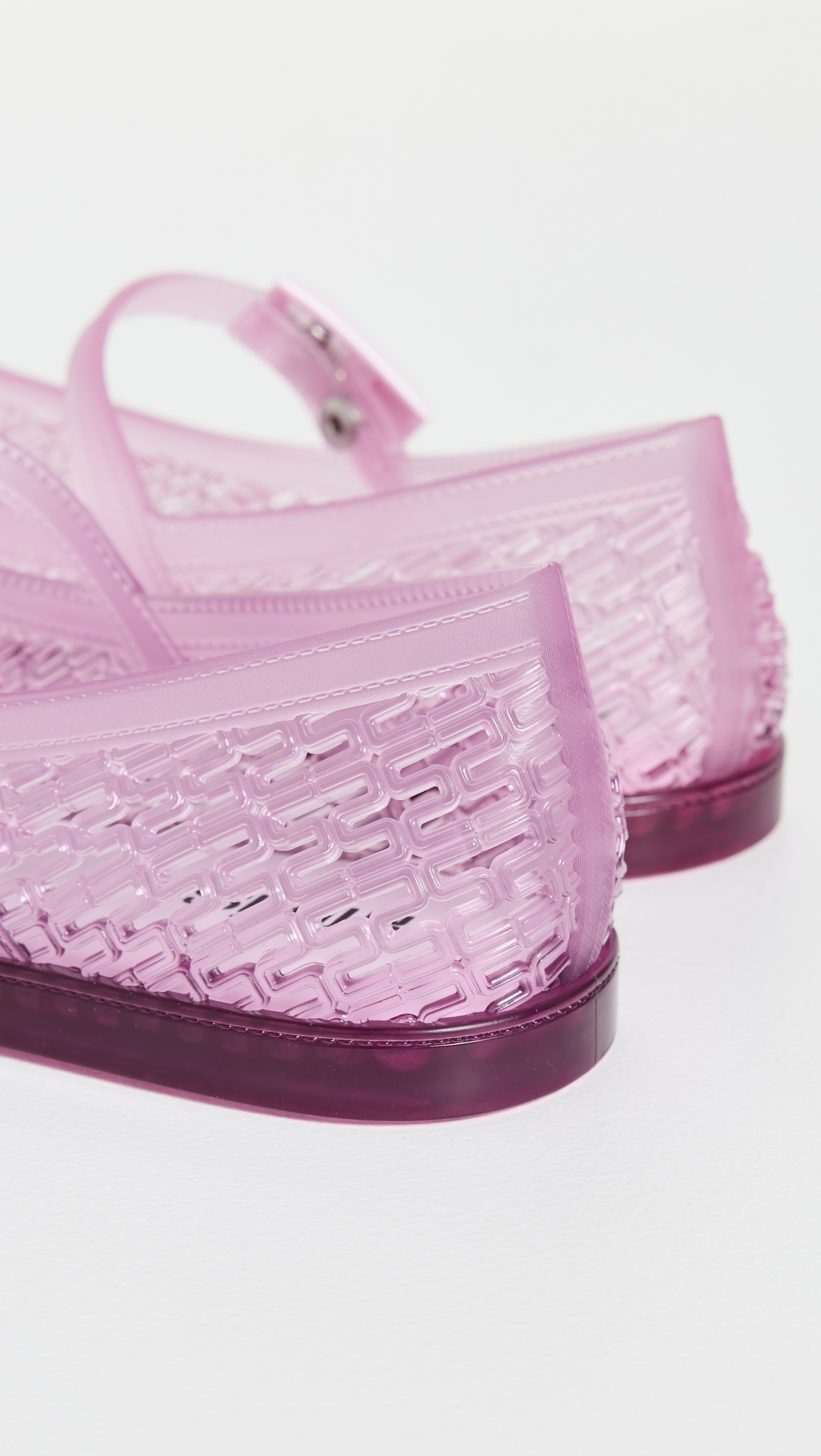 Melissa Melissa Harper Flats Clear Pink