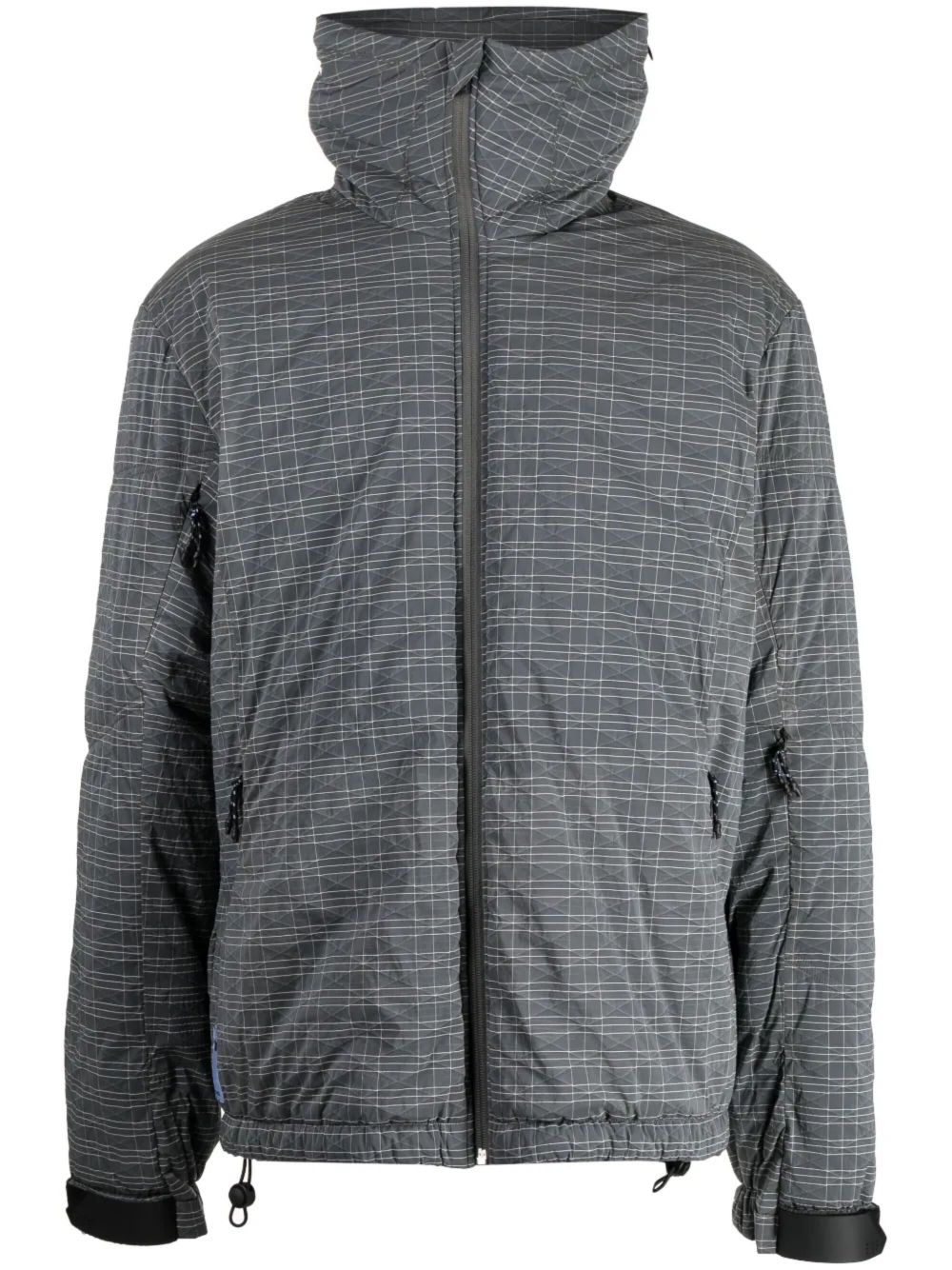 Diamond-quilted jacket - Grey