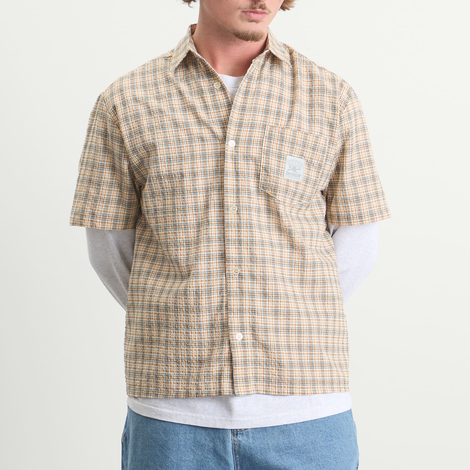 Men's Equipment Short Sleeve Shirt Copper