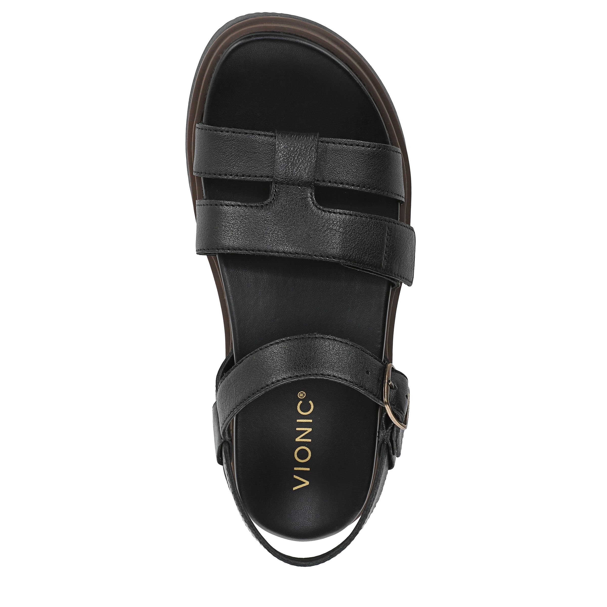 Vionic Solana Strappy Sandals In Black