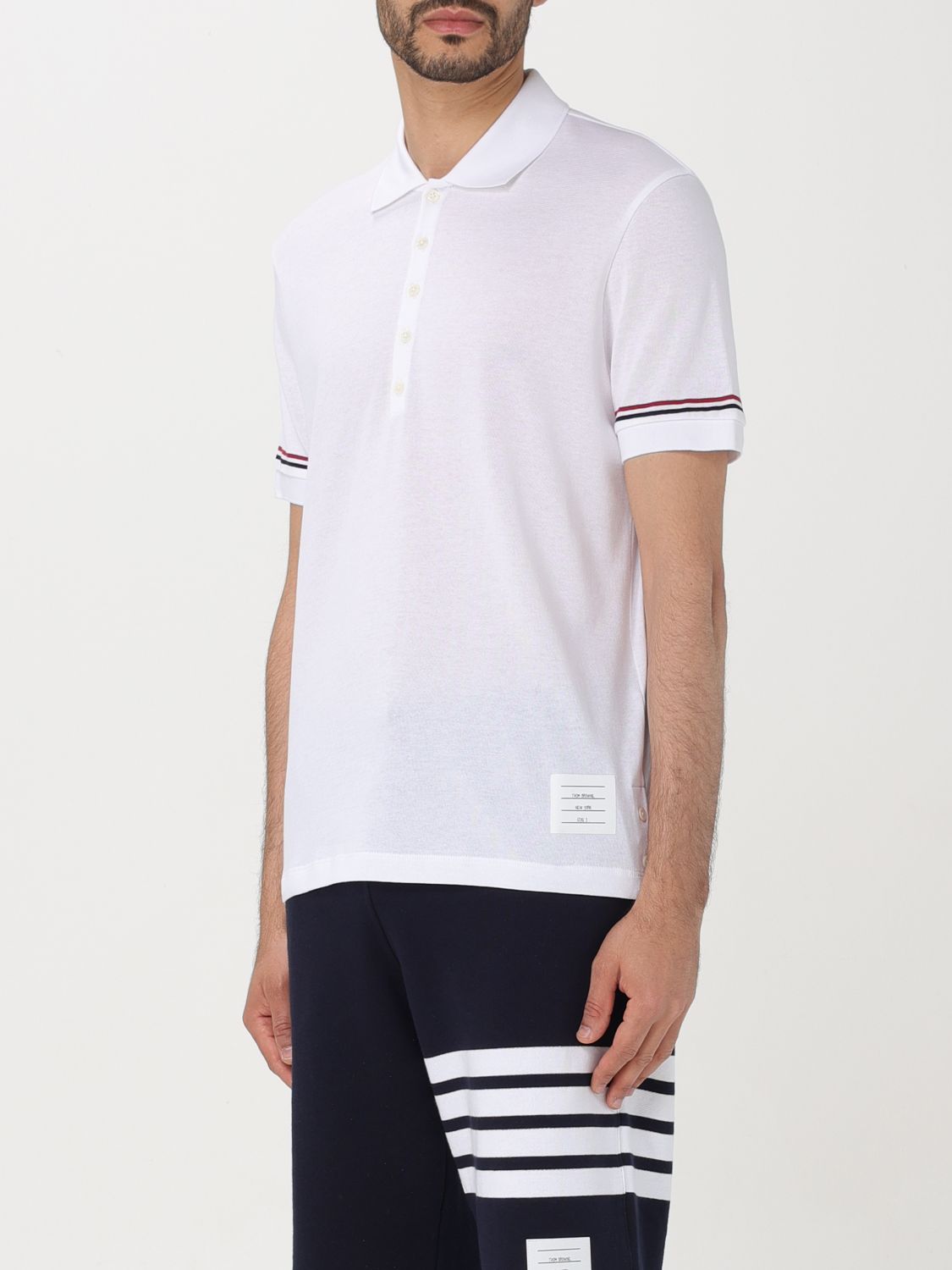 Polo Shirt Men color White
