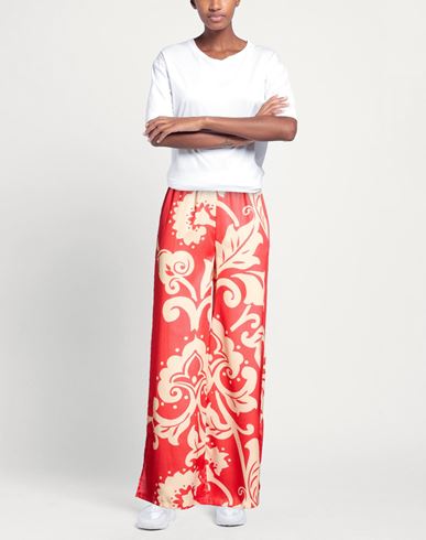 Z. o.e. Zone Of Embroidered Woman Pants Tomato red Size M Polyester