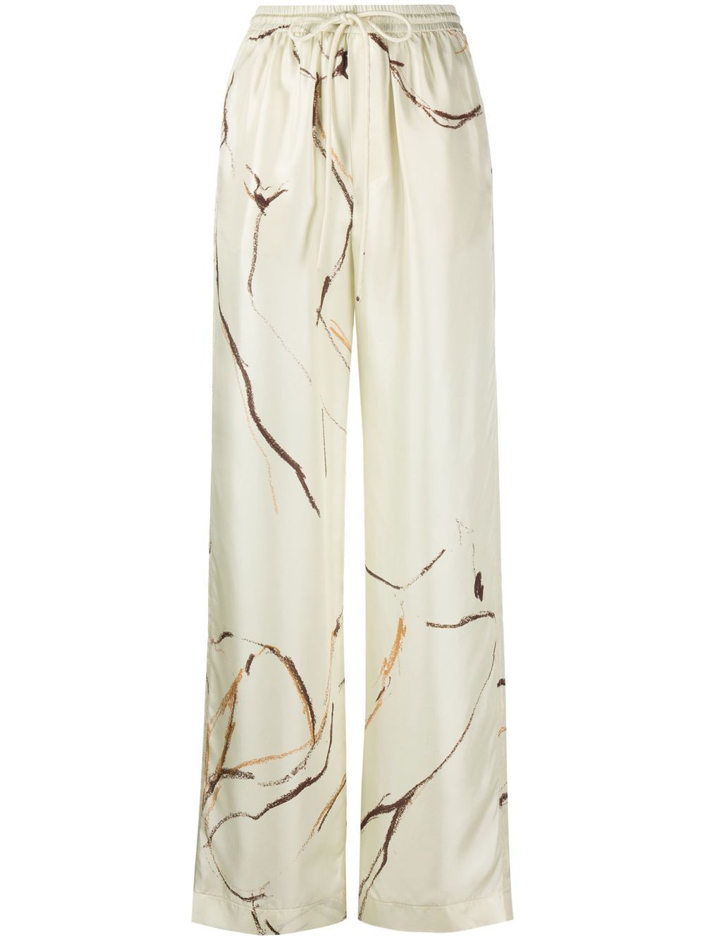 Jarine silk trousers - Green