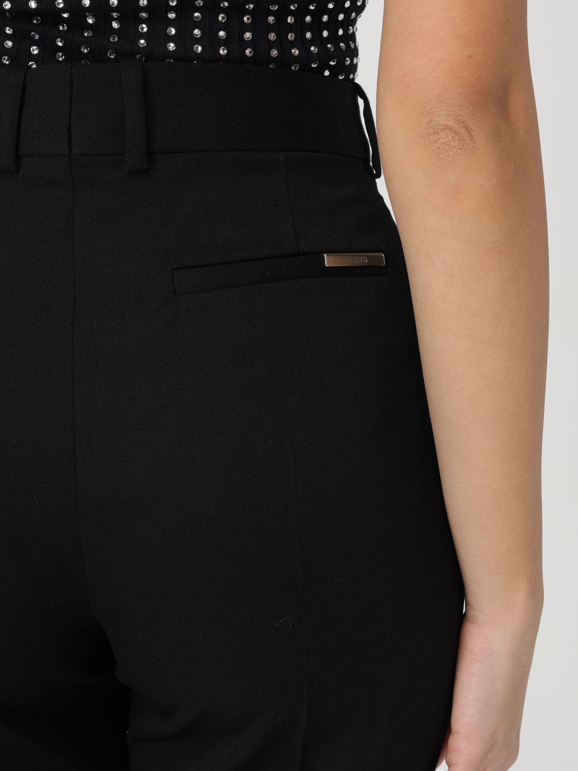 Virgin-wool tailored trousers - Neutrals