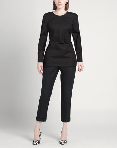 Woman Top Black Size XS Cotton, Tencel