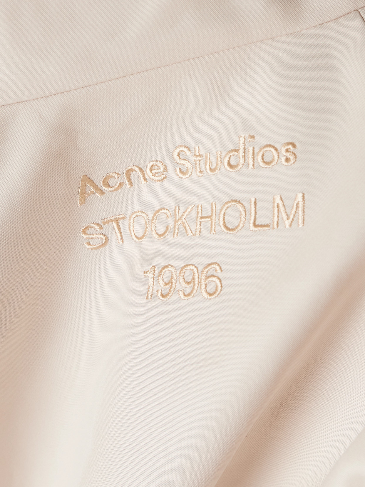 Cotton-sateen Jacket - Cream
