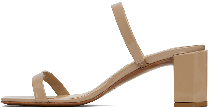 BY FAR Taupe Tanya Mule Sandals