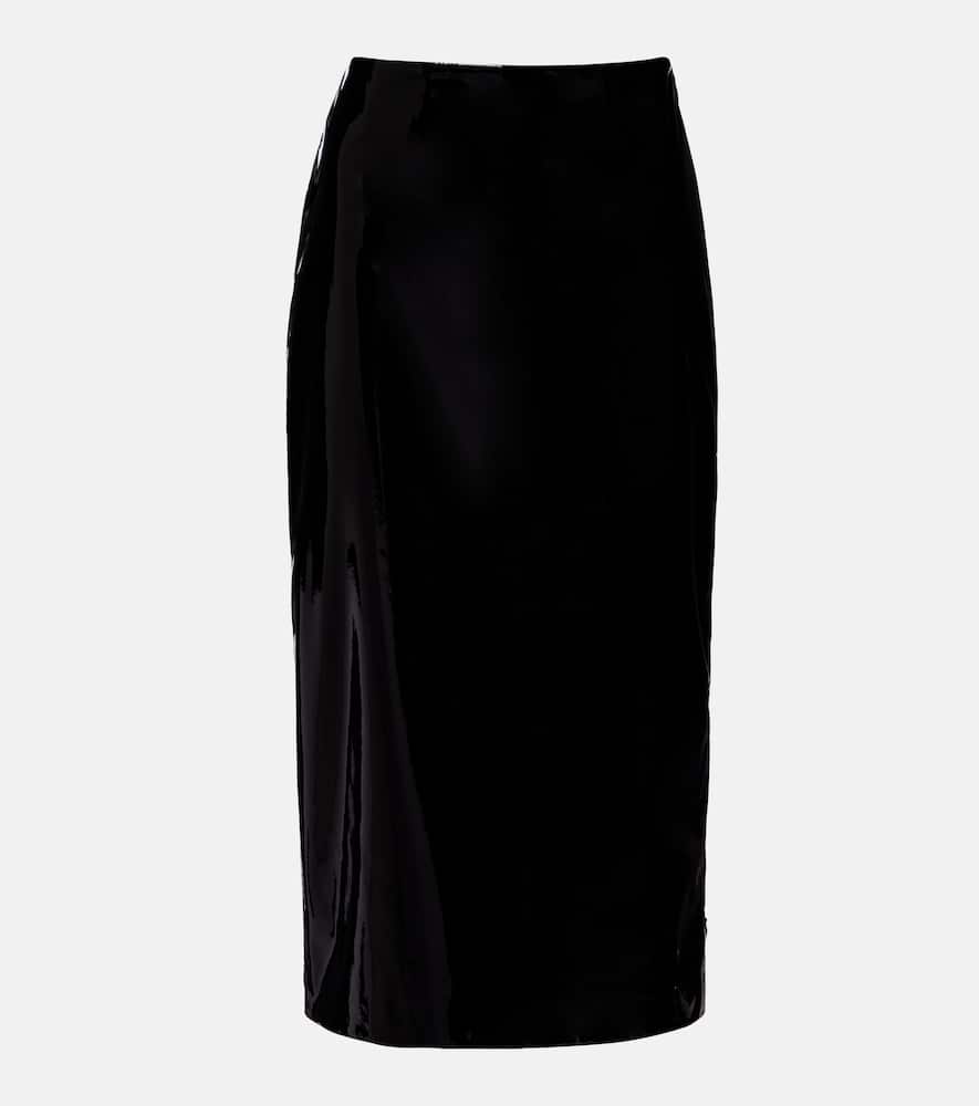 Samantha coated pencil skirt