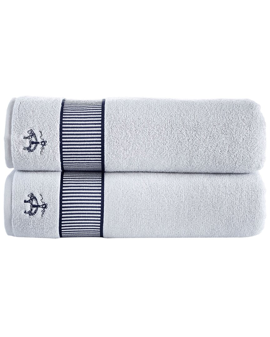 Fancy Border 2pc Bath Sheets