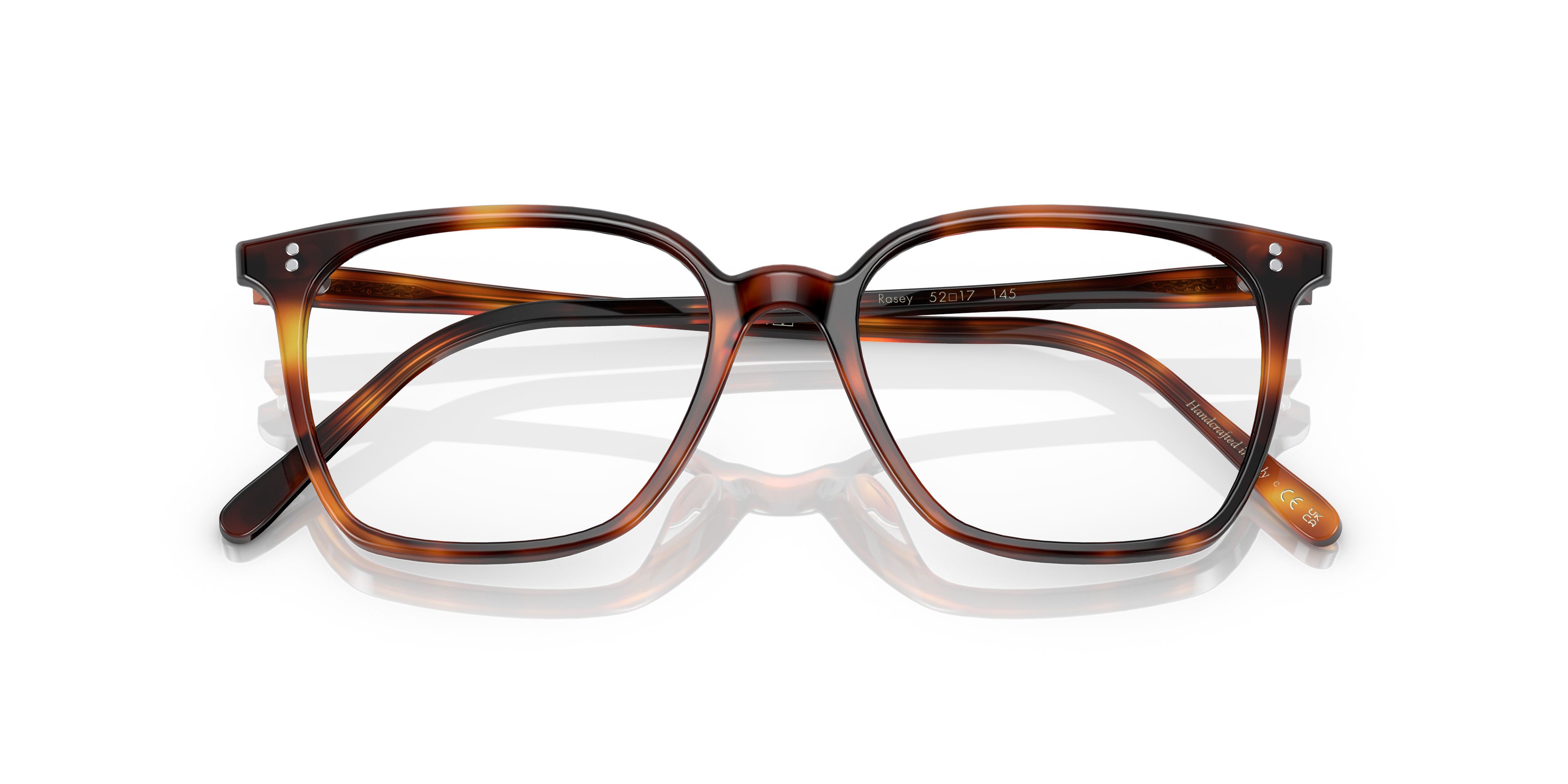 Oliver Peoples Unisex Oliver Peoples OV5488U RASEY 1007 Optische Fassungen Acetat Schildkröte Transparent Quadratisch Norma