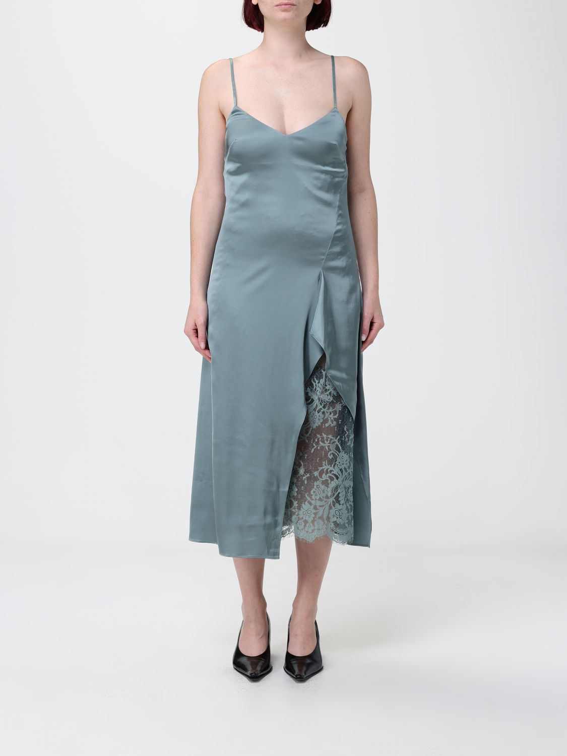 Dress Woman color Sage