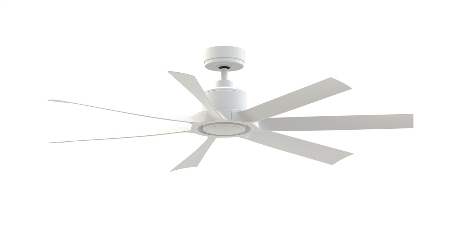 Matte White 60" Ceiling Fan from the Lenzi Collection