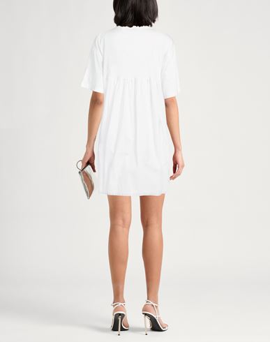 Woman Mini dress White Size XS Cotton