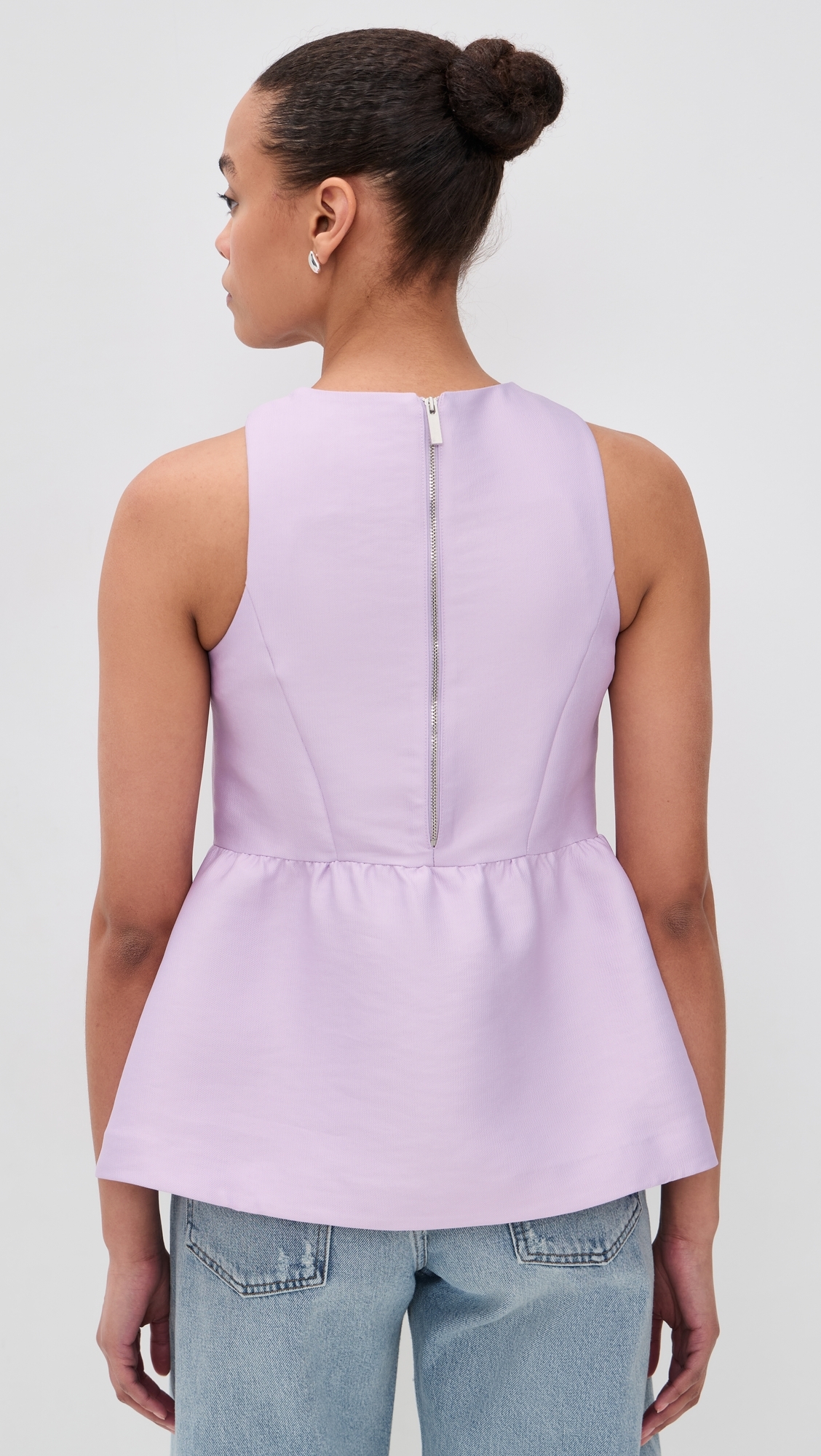 Solstice Satin Top Lavender