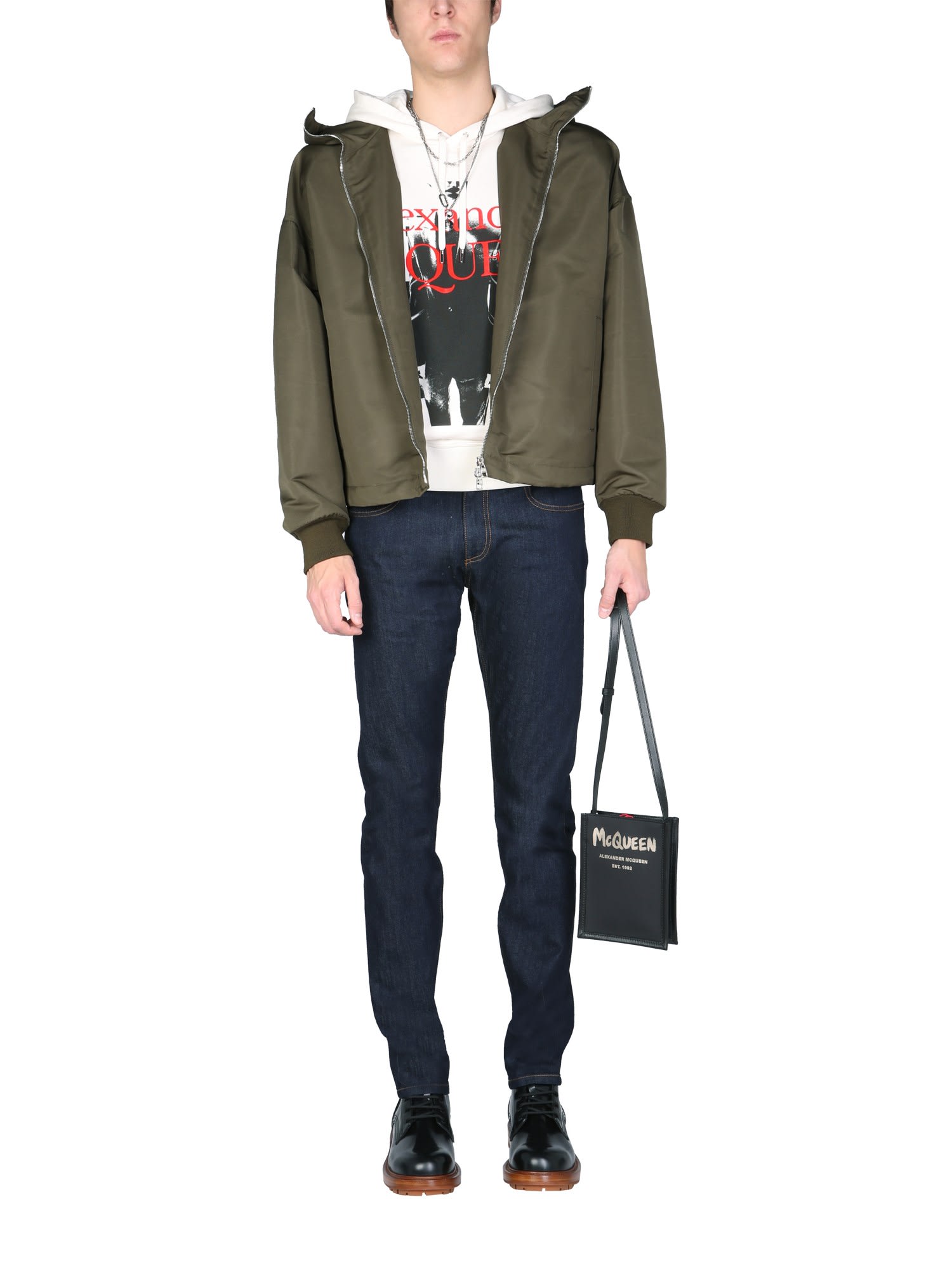 Blake Illustration hooded jacket