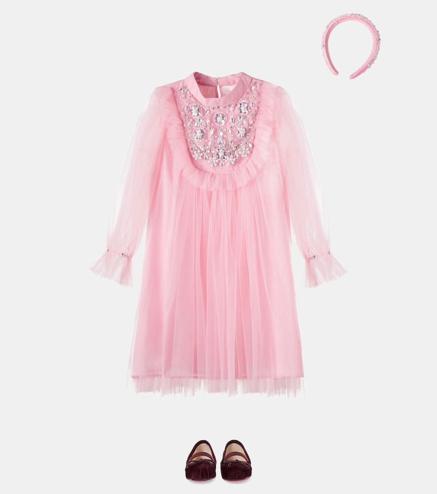 Almas embellished tulle dress