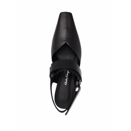 Square-toe 45mm pumps - Black
