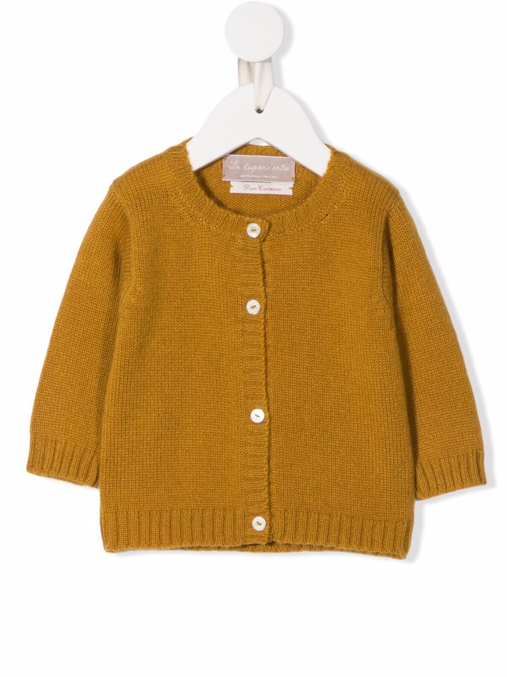Button-down cashmere cardigan - Brown