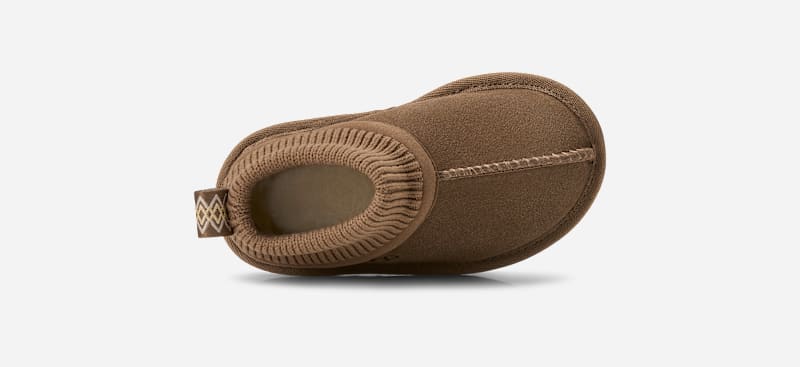 ® Toddlers' Classic Ultra Stretch Cuff Suede/Textile/Recycled Materials Classic Boots in Light Bronze