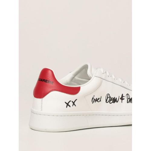 Boxer leather trainers