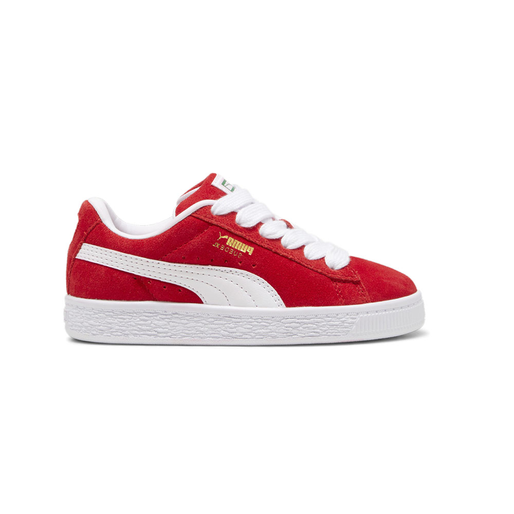 Suede XL Lace Up Sneakers (Little Kids)