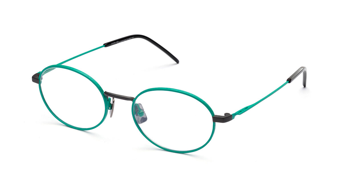 Italia Independent I-I MOD FREDDY 5307 SUPER THIN Men's Glasses, Green