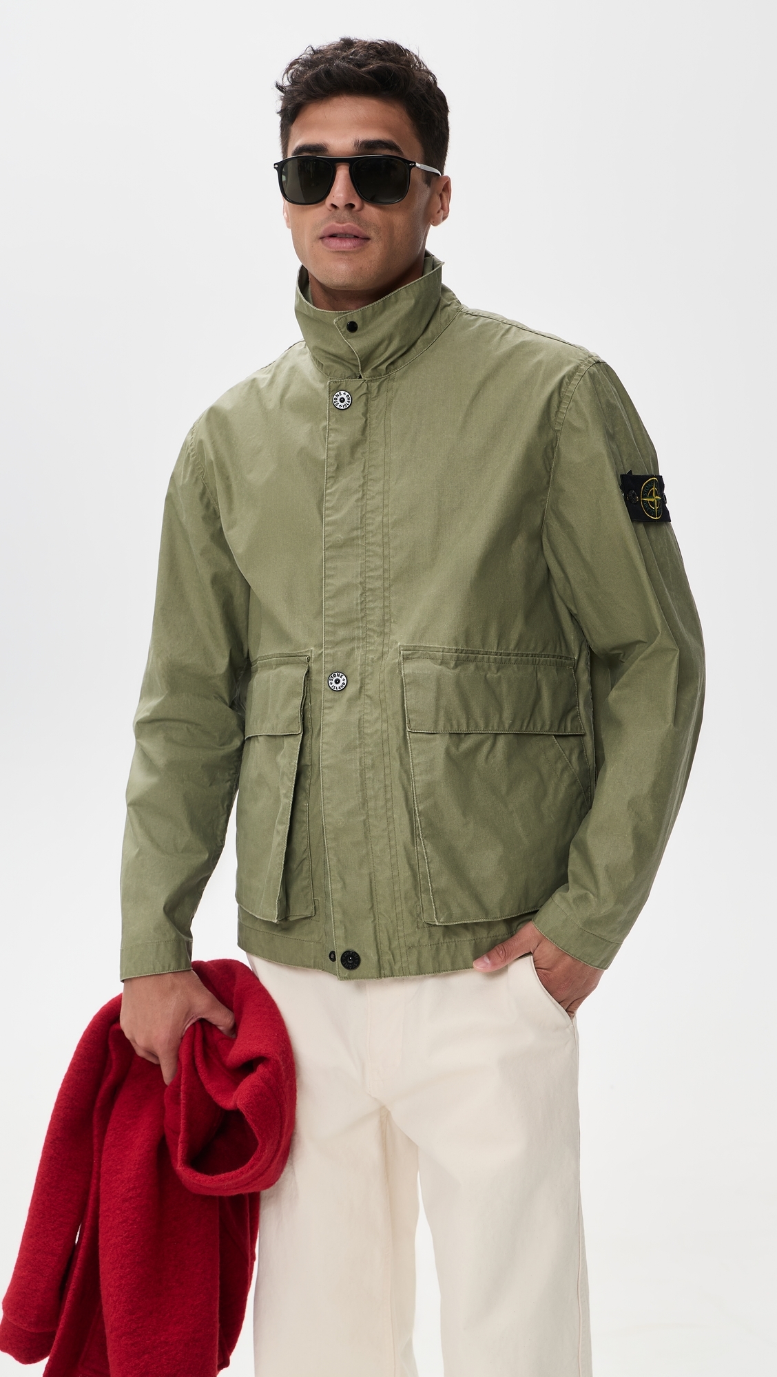 Canvas Coach Jacket Military Green