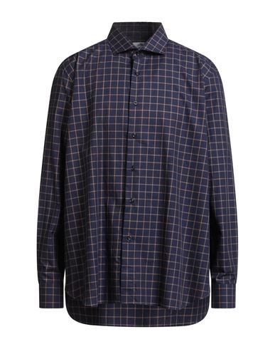Man Shirt Navy Size 15 Cotton