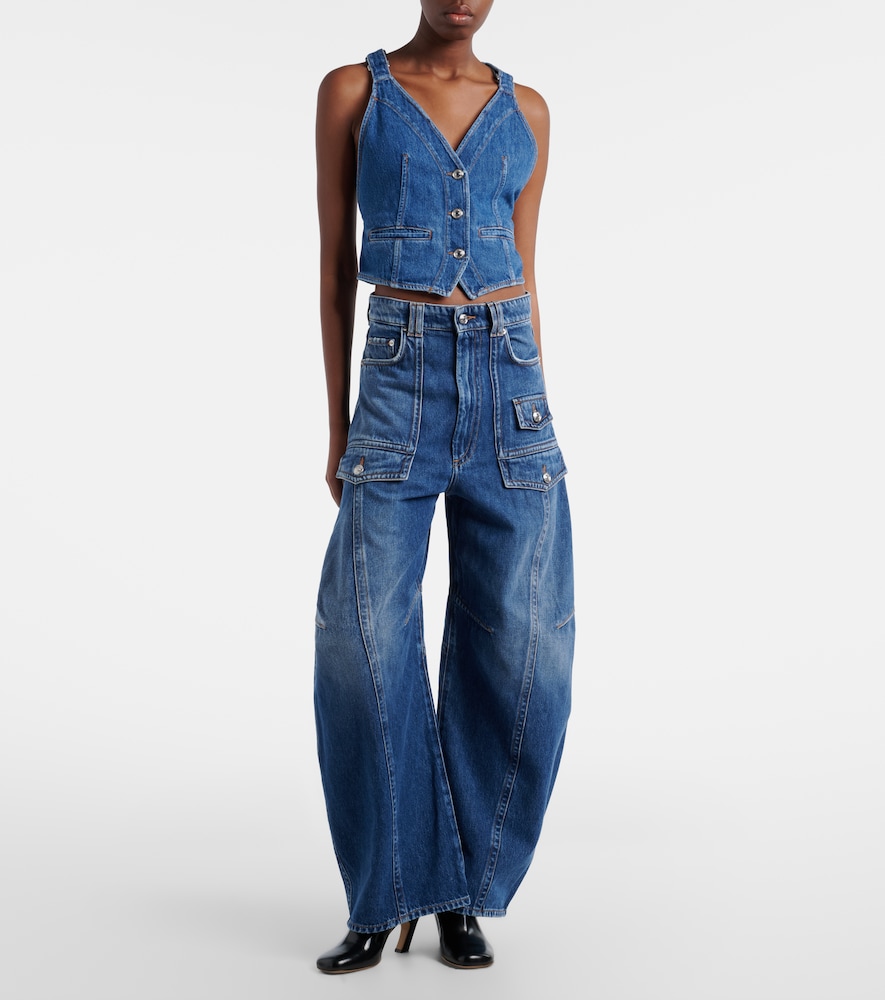 Violino barrel-leg jeans