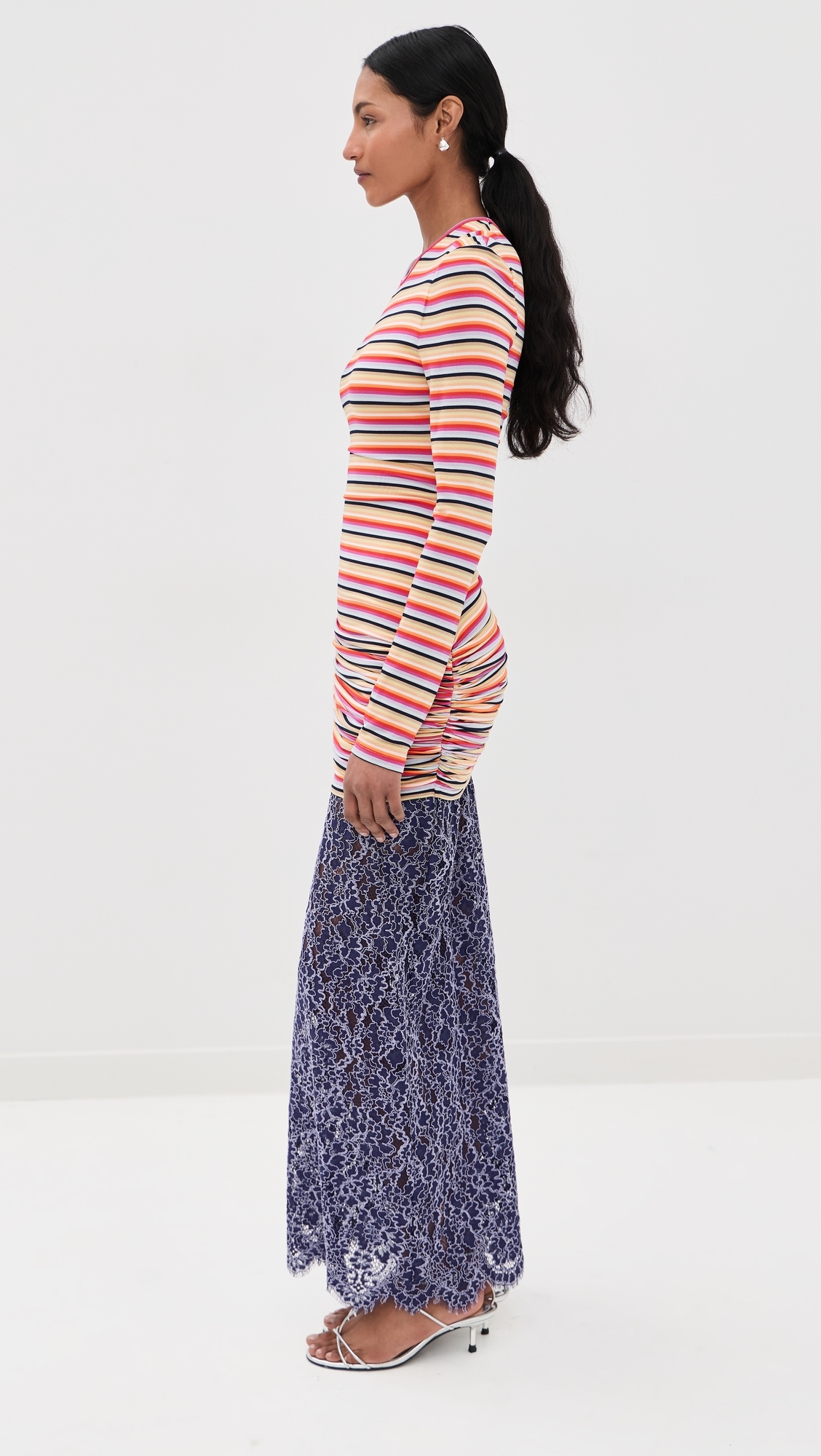 Calypso Iris Lace Dress Calypso Stripe