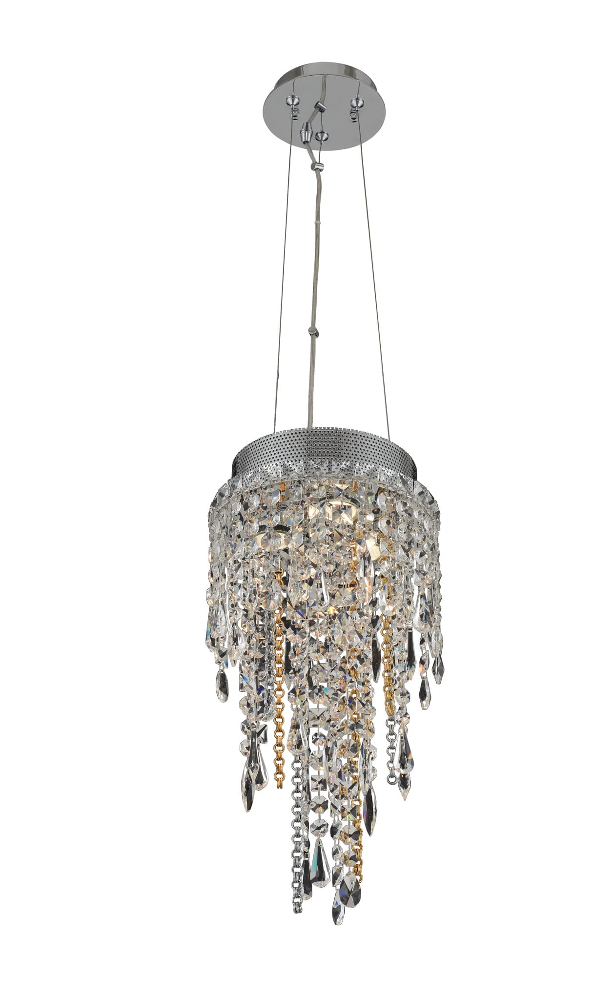 Tenuta 3-Light Mini Pendant in Chrome
