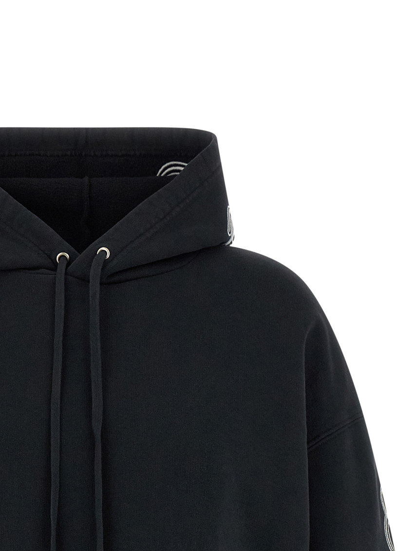 Balenciaga - cotton hooded sweatshirt oversize cut