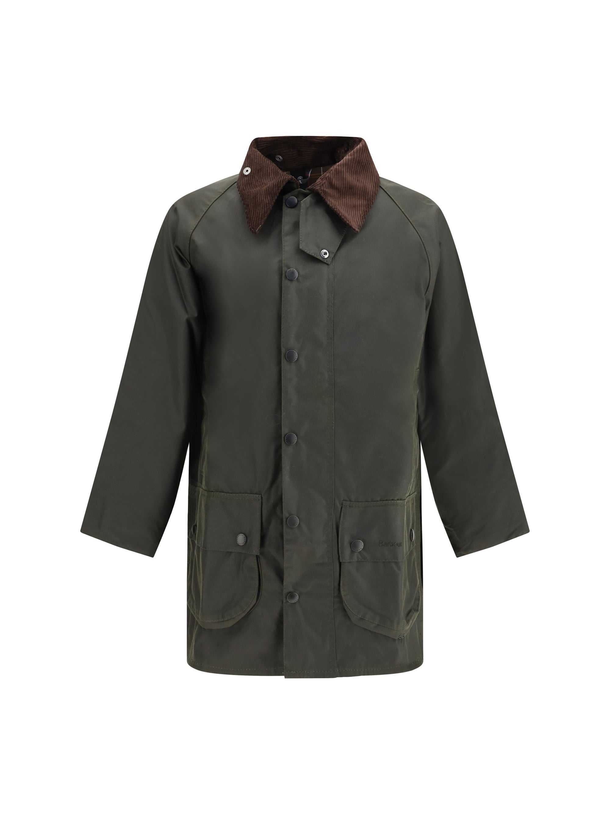 Waxed Cotton Coat — Green