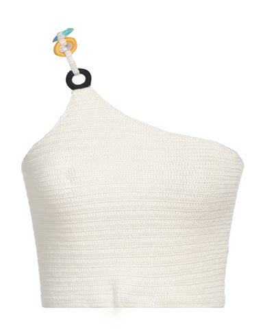 Woman Top Ivory Size S Hypoallergenic microfibre, Elastic fibres