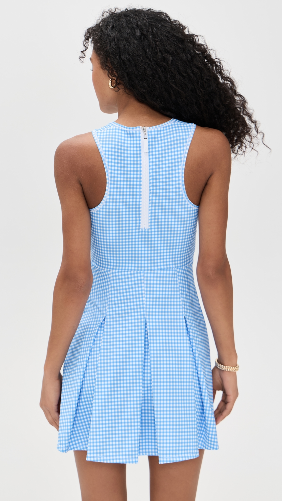 Addison Bay 여성 Racquet Dress Cerulean Gingham