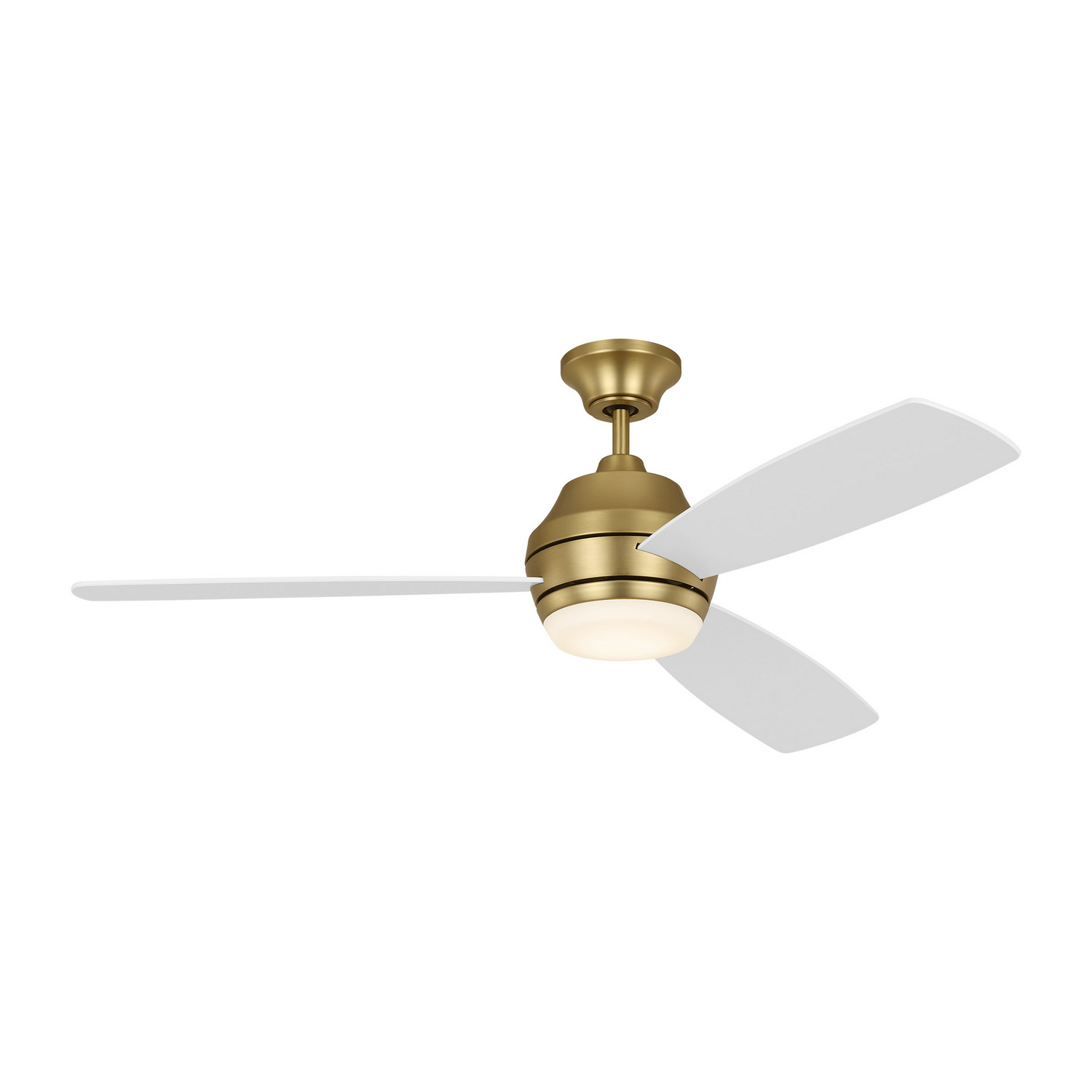 Burnished Brass 52" Ceiling Fan from the Ikon 52 LED Collection