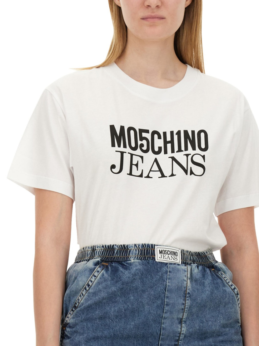 Moschino - logo crew neck t-shirt