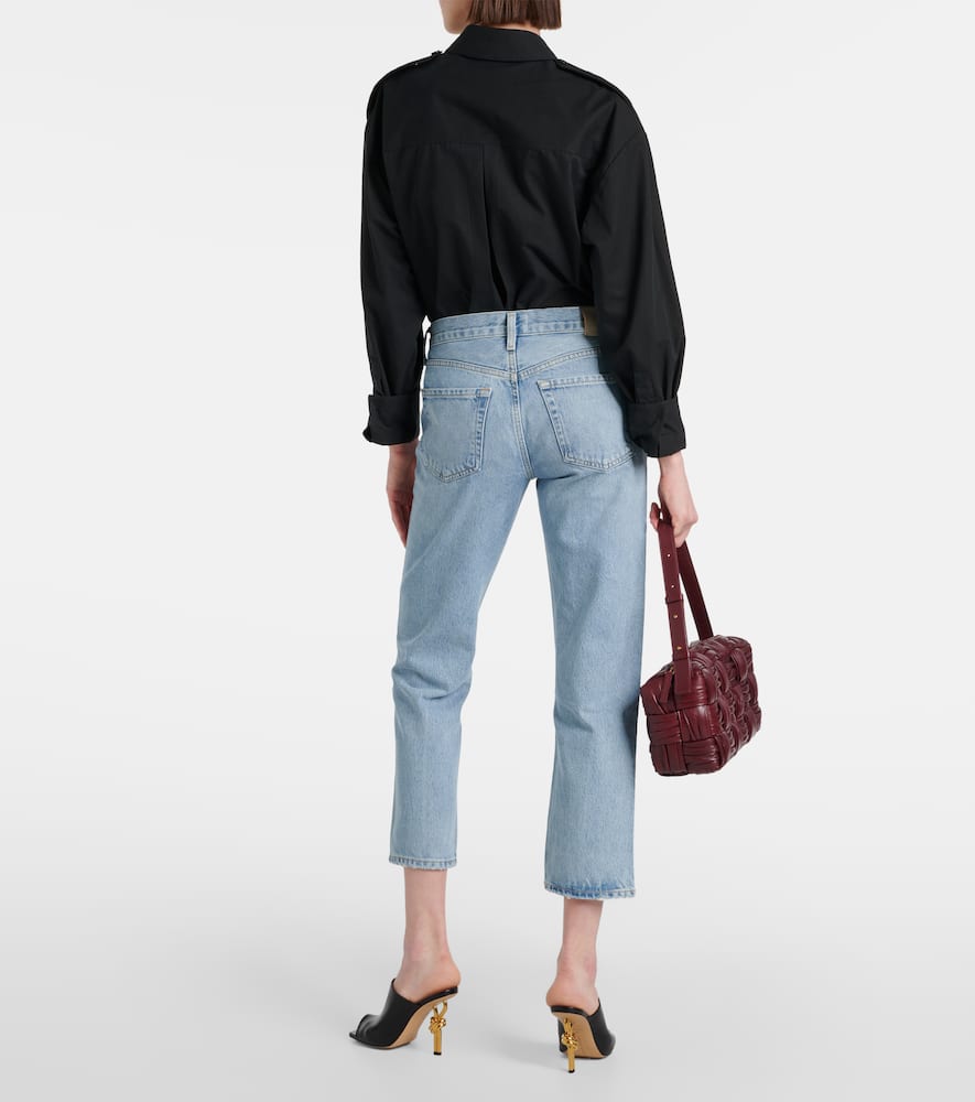 Isla low-rise straight jeans