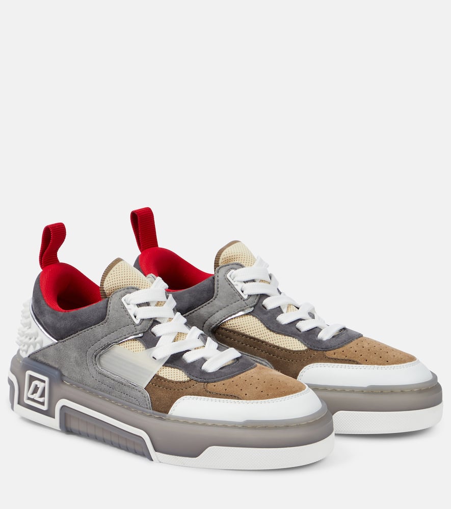 Christian Louboutin Astroloubi studded suede sneakers