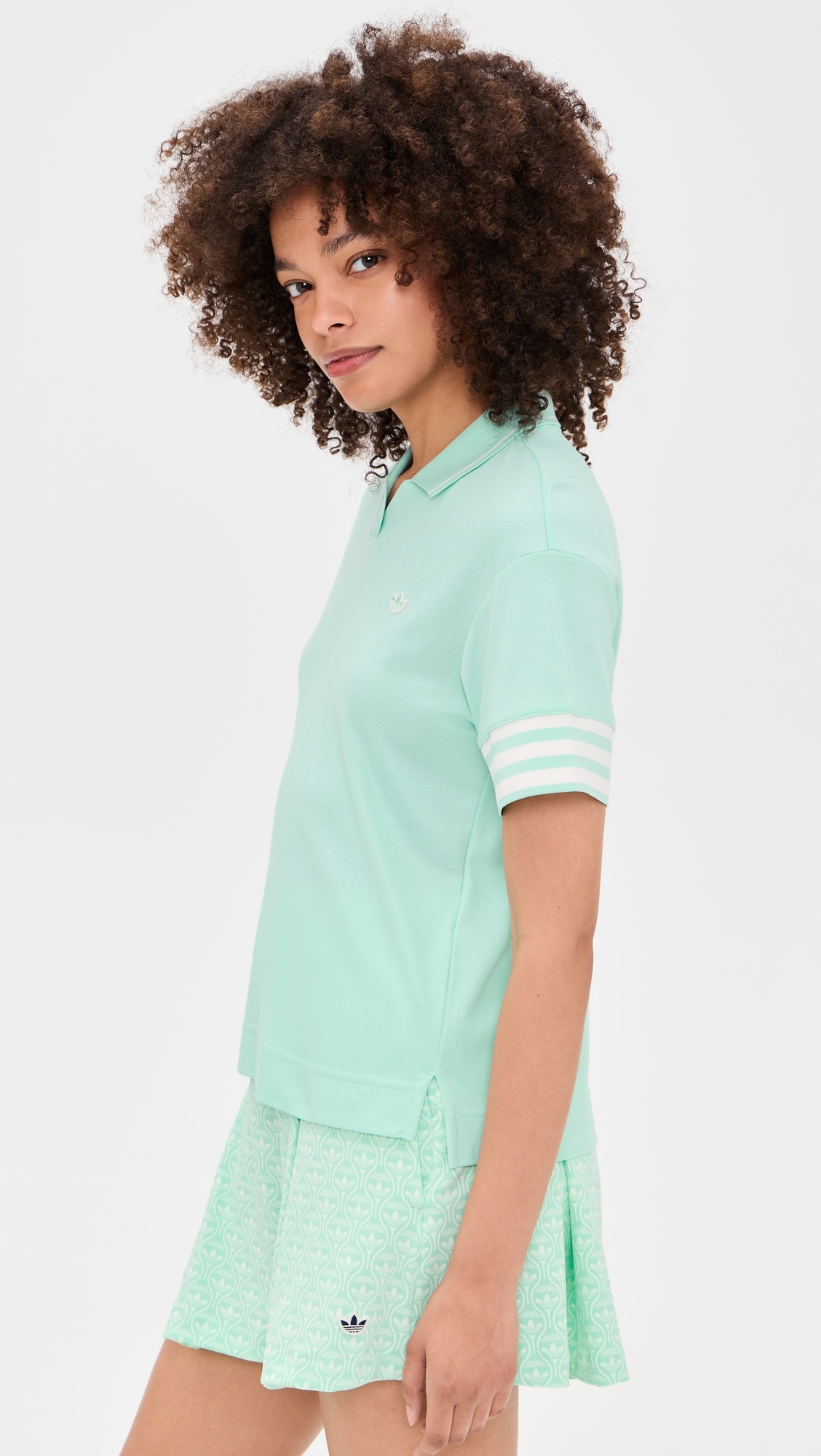 Originals 3 Stripe Polo Clear