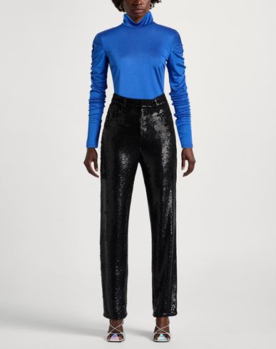 Woman Top Blue Size 2 Polyester, Elastane