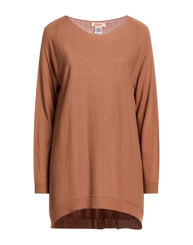 Woman Sweater Light brown Size ONESIZE Viscose, Polyester