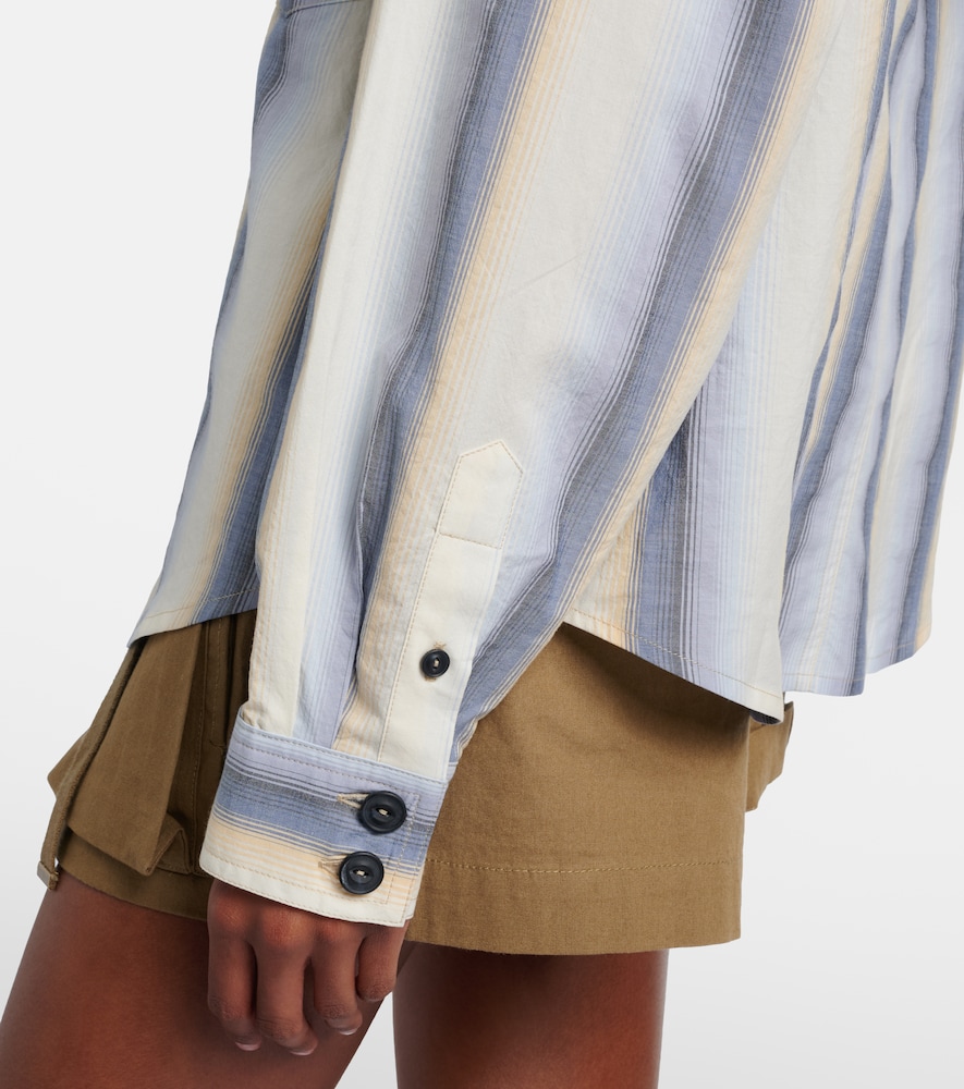 Mahvane striped cotton shirt