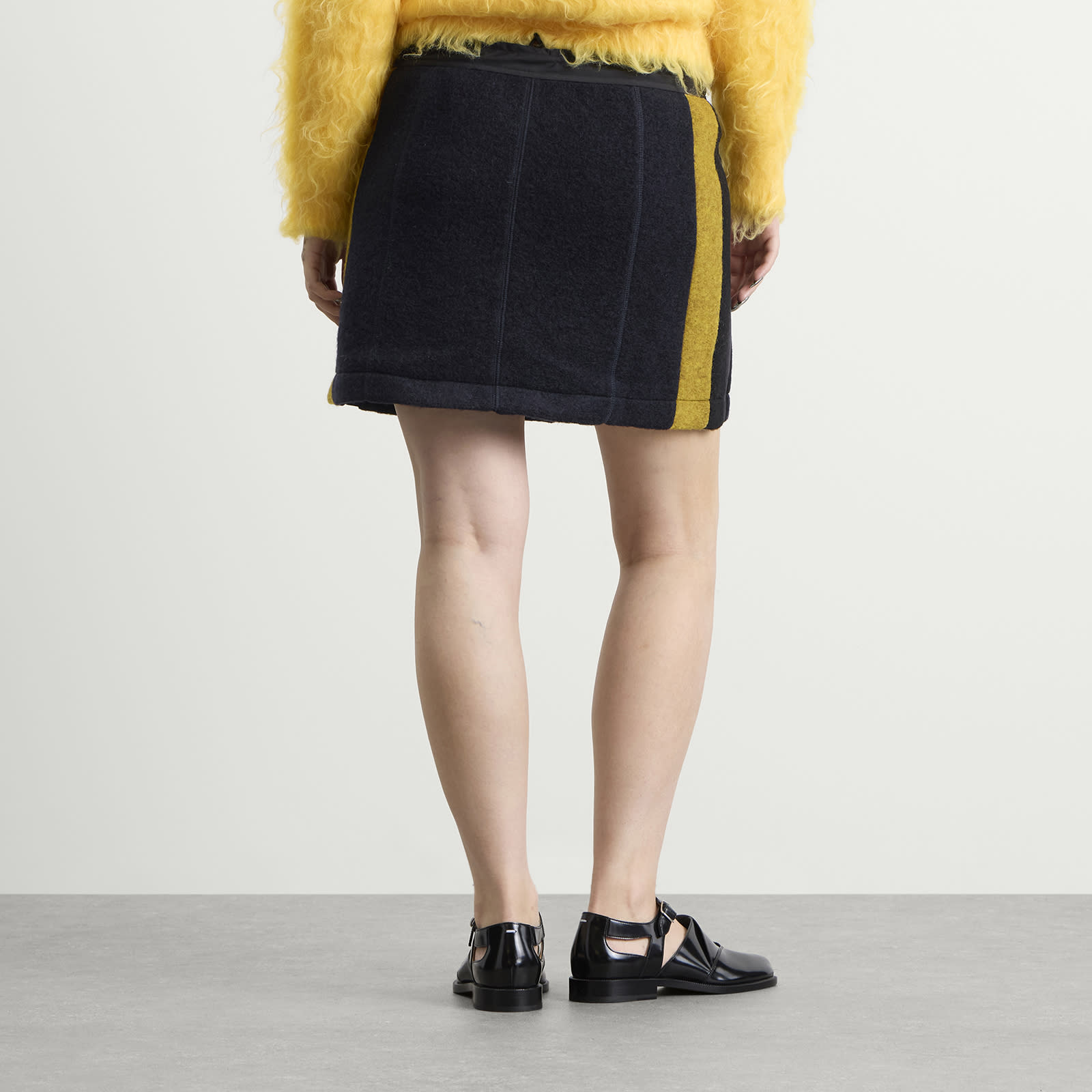 TOGA Wool Jersey Skirt Navy