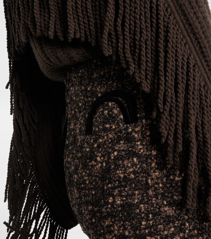 Blazé Milano Coci wool-blend tweed miniskirt