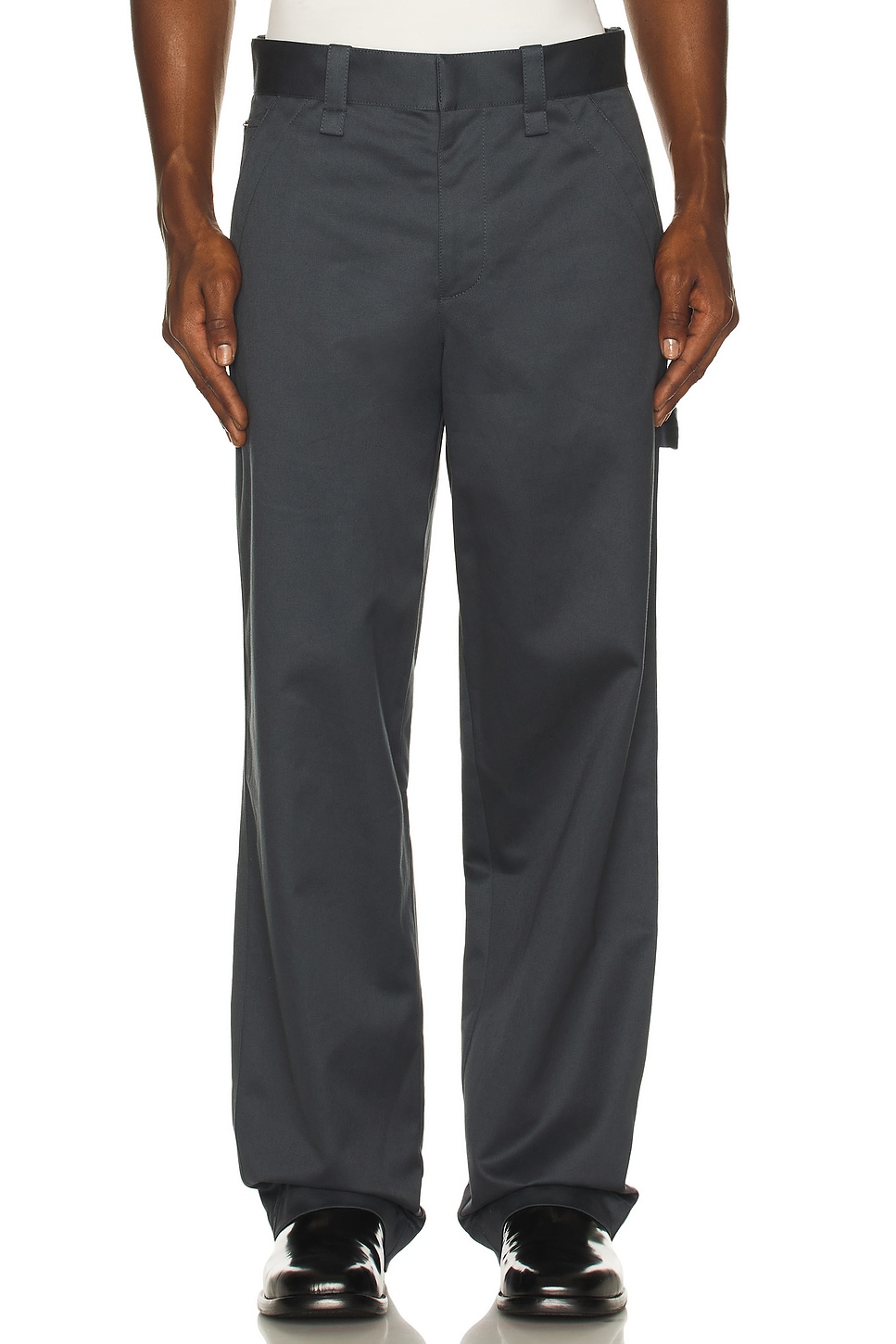 Helmut Lang Chino Pants in Slate Blue - Slate. 32 also