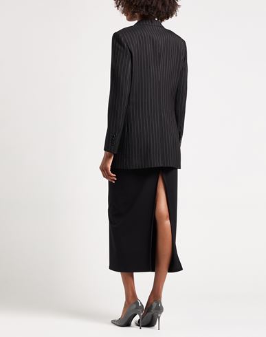 Woman Blazer Black Size 4 Virgin Wool