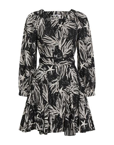 Woman Mini dress Black Size 6 Cotton